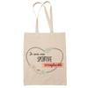 Tote Bag - PLANETEE - Sportive Femme Irremplaçable - Coton - Imprimé En France - Grande Contenance