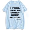 Мне нравится футболка CK 2012 Chief Keef Модная футболка Унисекс Уличная одежда Хлопковые футболки с коротким рукавом Повседневная рубашка