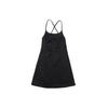 Nike Sportswear Icon Clash Solid Fit Backless Tie Casual Sports Dress Women Dresses Black CZ9335-010