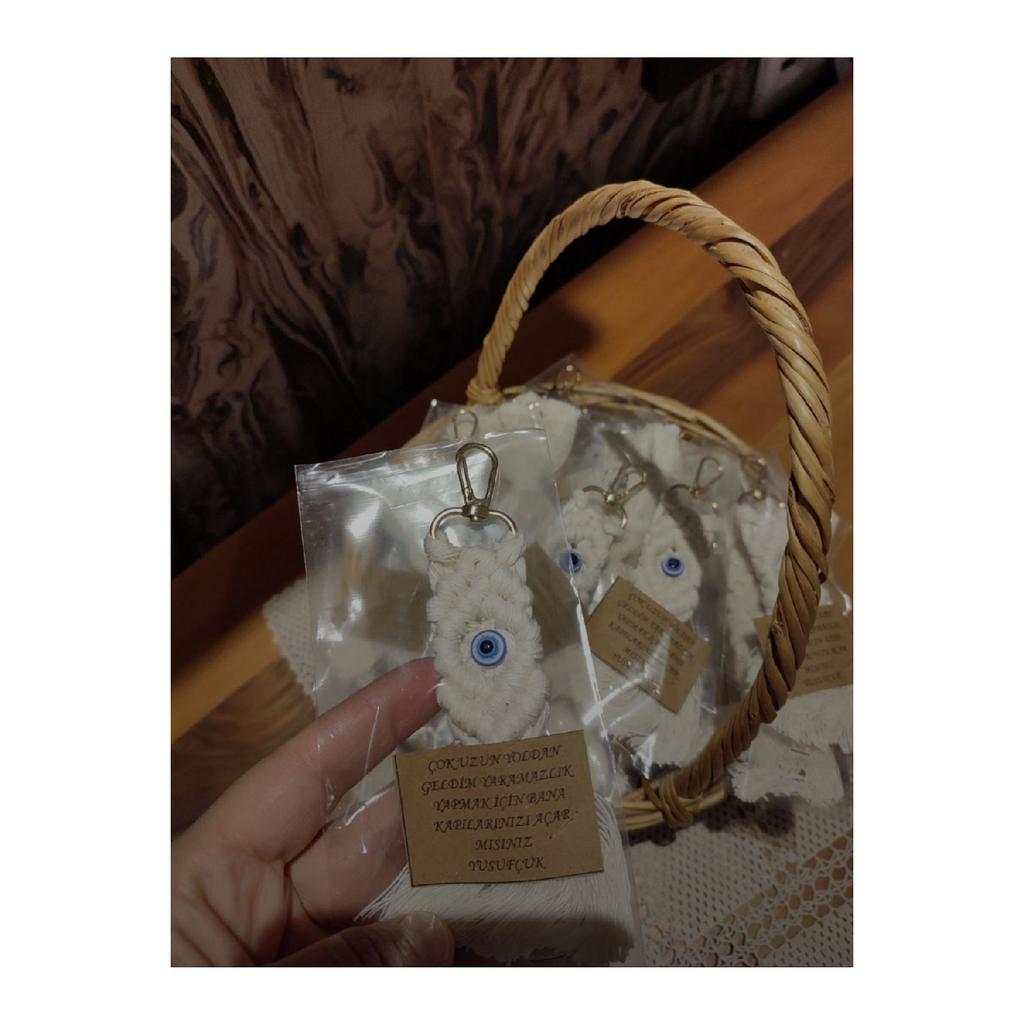 Брелок для ключей в стиле макраме, 50 штук, концептуальный свадебный подарок. Помолвка Хна Обещание Обрезание Открытие