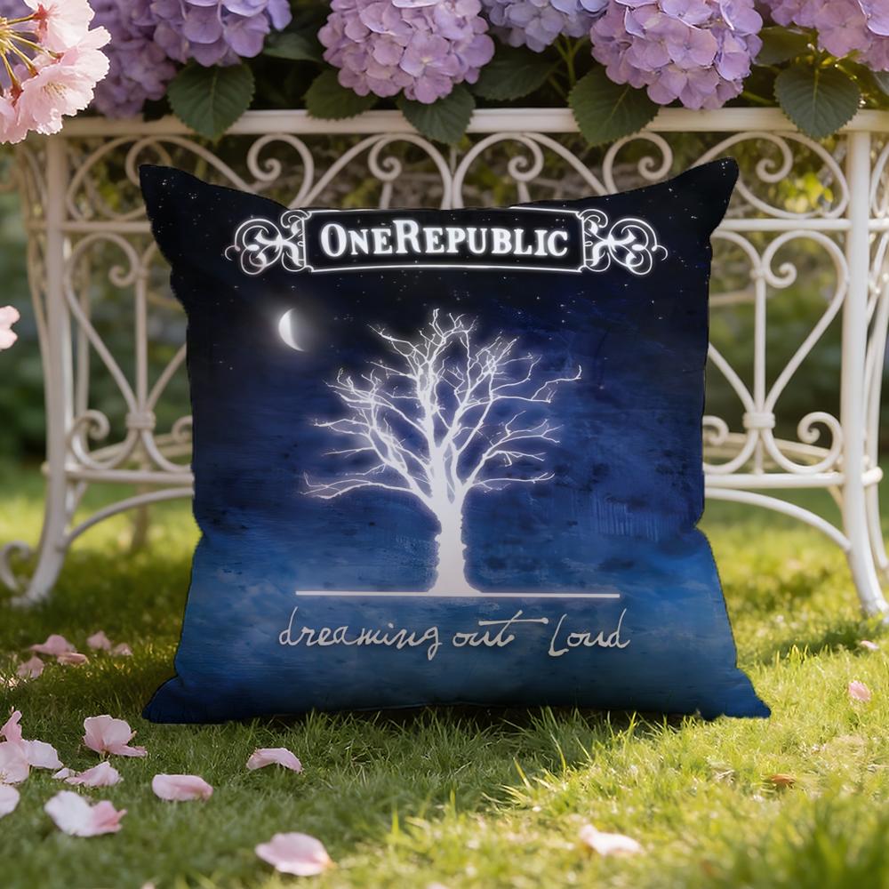 Band O-OneRepublicS Cushion Cover Home & Car Dual-Scene Pillow Cover: Reversible for Premium Comfort
