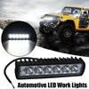 6 LED Offroad Car Work Light Spotlight Daytime Running Light 12V Flood Beam For Jeep 4x4 ATV 4WD SUV Car Styling