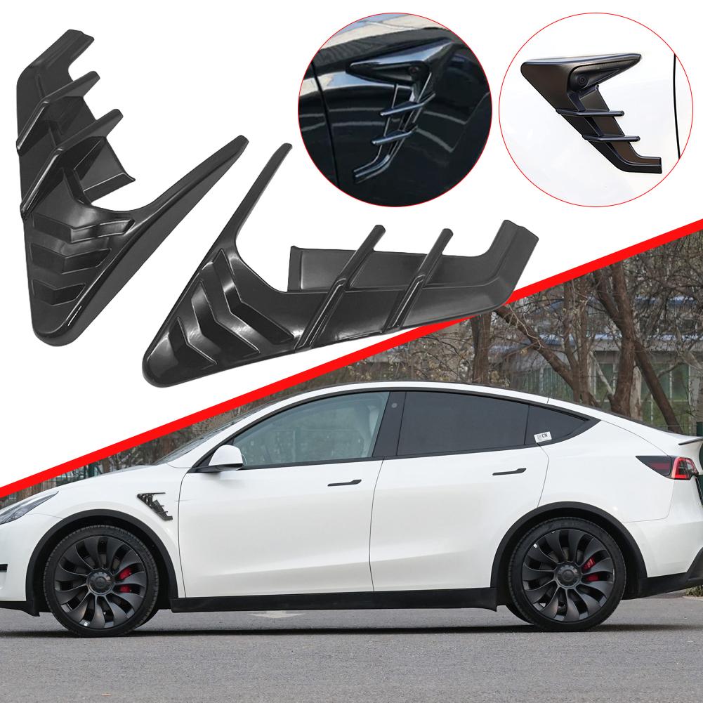 Side Camera Indicator Protection Cover Modification Accessories Car Door Camera Flanks Side Wing Panel Cover for Tesla Model 3 Y