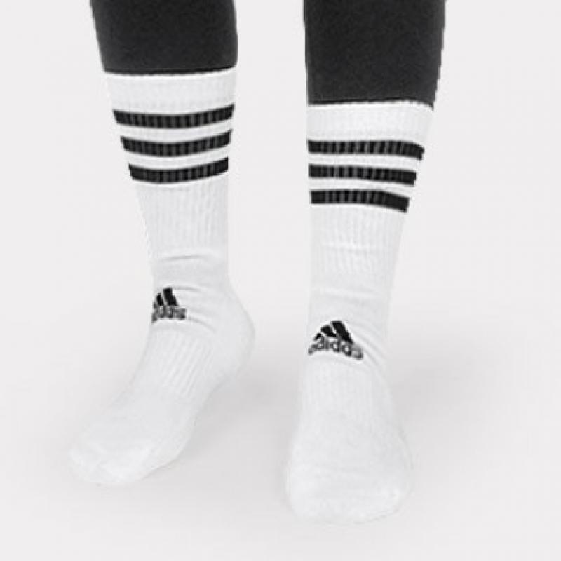 Adidas 3s Cushion Crew 3 пары спортивных носков