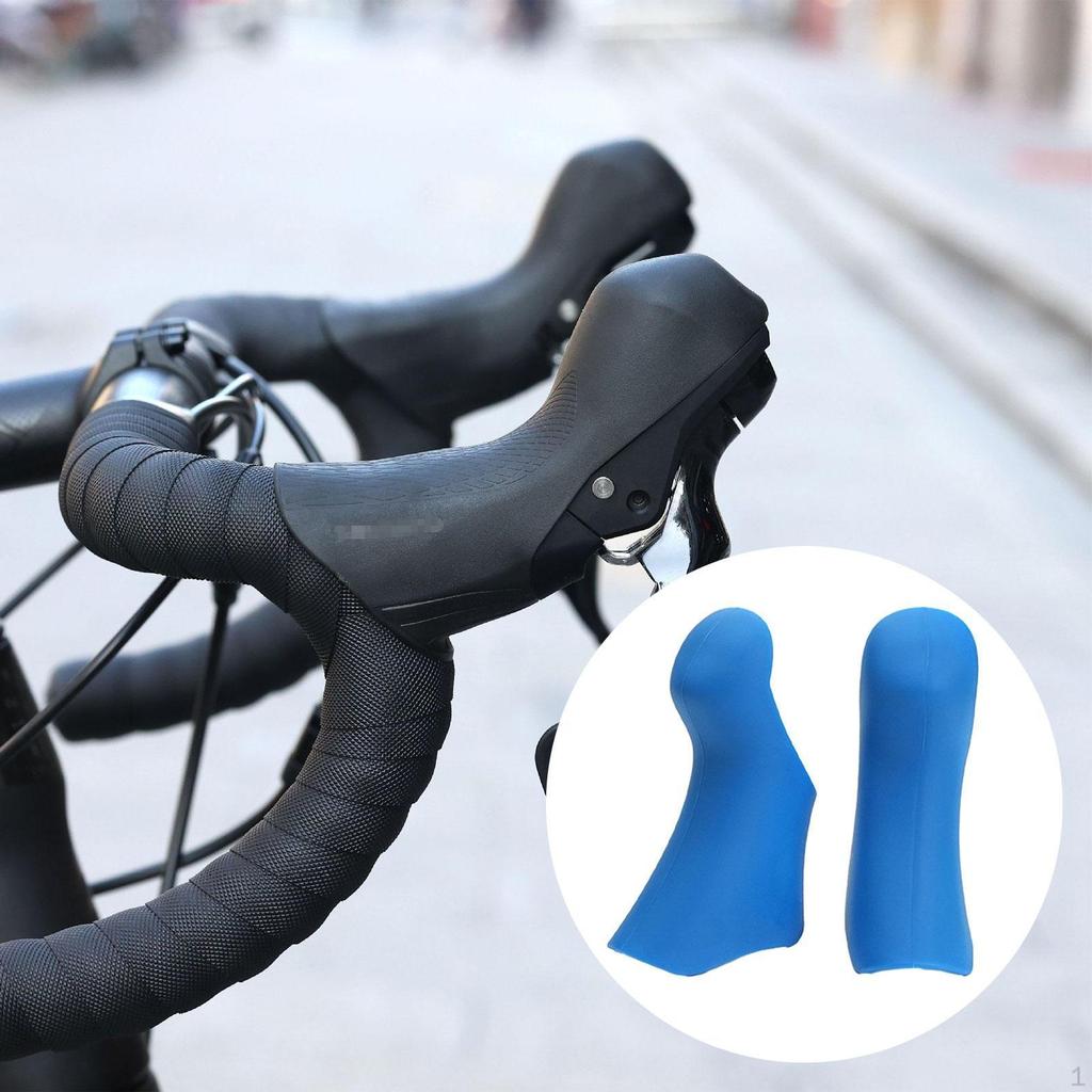 2 шт. чехлы на рычаг переключения передач велосипеда, чехол на ручку, противоскользящий силиконовый дорожный велосипед