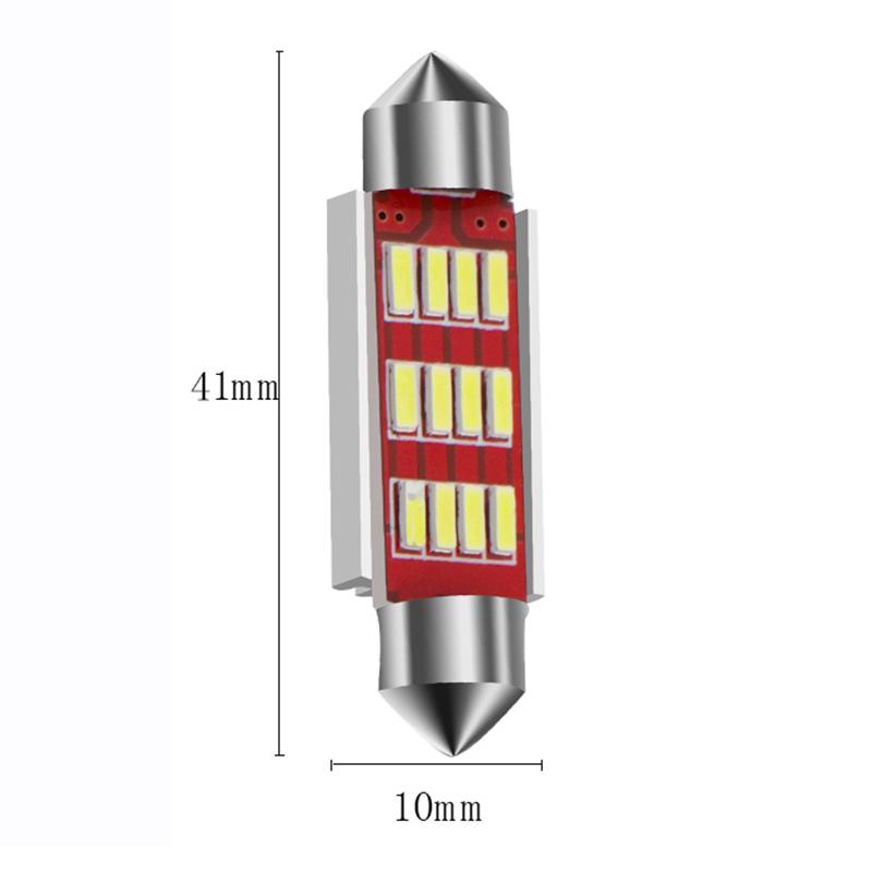 1X 4014 SMD светодиодный C5W C10W автомобильный светильник для чтения Авто гирлянда внутренняя купольная лампа 31 мм 36 мм 39 мм 41 мм