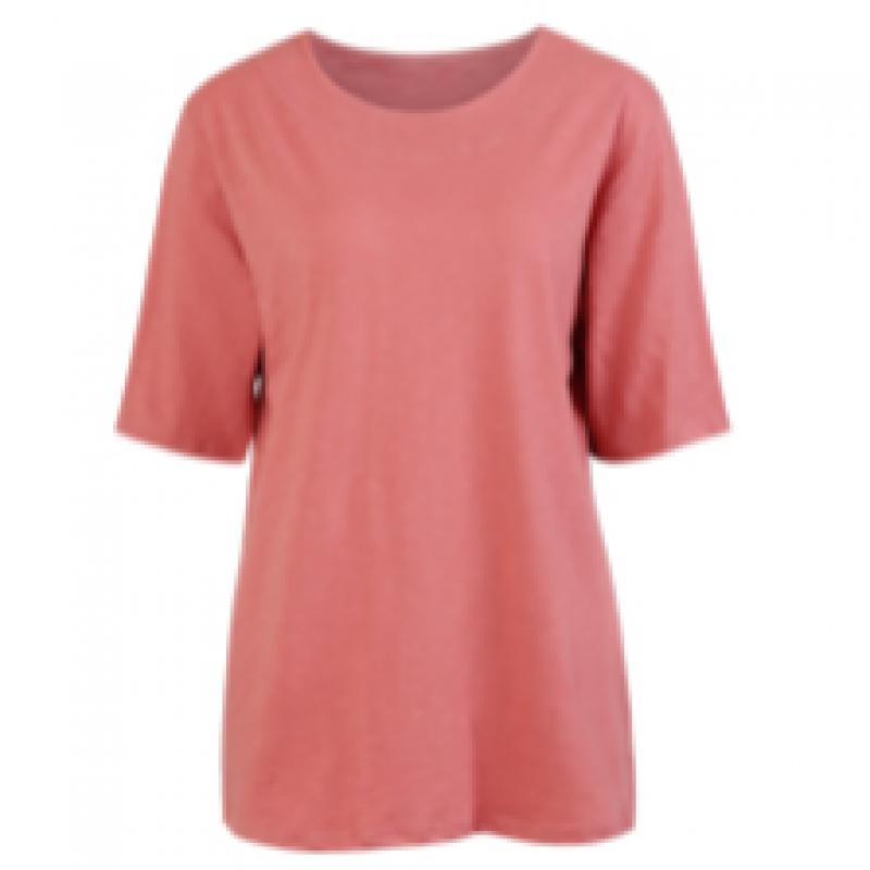 Shop Women S Simple Slim Plain Tee Sky Dai wSh 0240