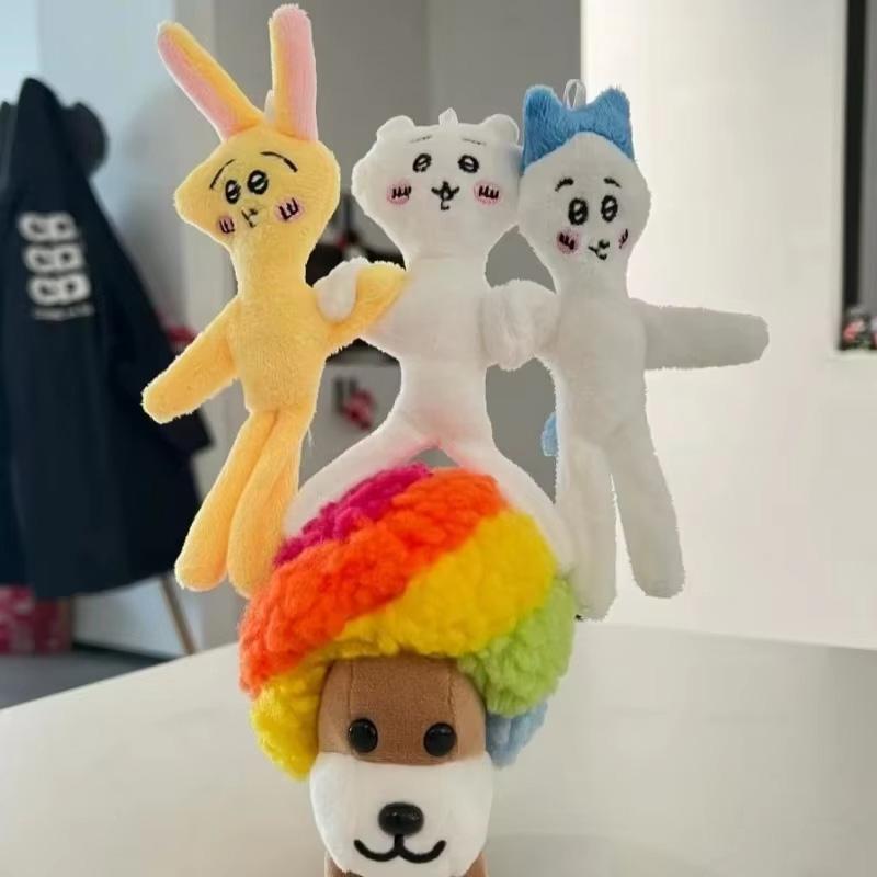 Miniso Чиикавы 10 см Плюшевый кулон Каваи Хачиварэ Усаги Аниме Милый Мультяшный Аксессуар Игрушки для Рюкзака Подарок на День Рождения для Девочки