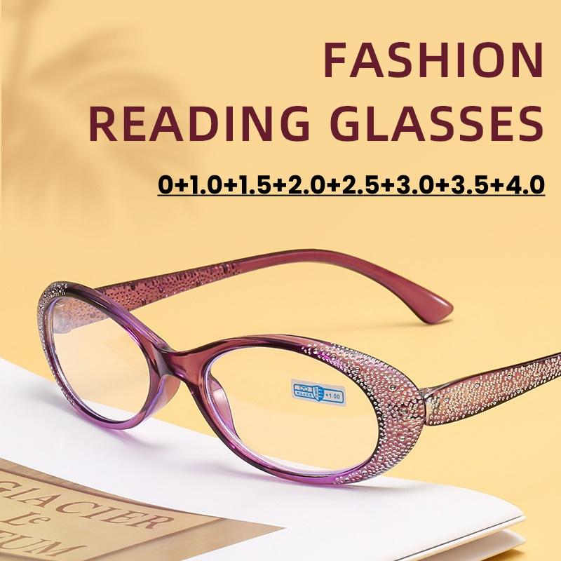 Women for Men Reading Eyeglasses Luxurious Brand Designer Anti Blue Ray Blocking Farsighted Presbyopic Prescription Eyeglasses Diopter