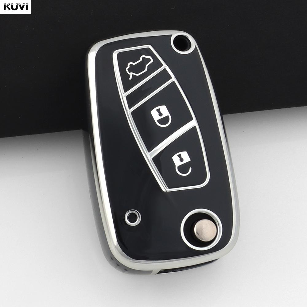 НОВЫЙ Розовый ТПУ Чехол для Ключа Автомобиля Для FIAT 500 Panda Idea Stilo Ducato Punto Bravo Grande Minibus Doblo Защищенный Брелок Аксессуары