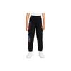 Fleece Soft Comfortable Casual Knitted Sports Pants Kids Bottoms Black DQ3891-010