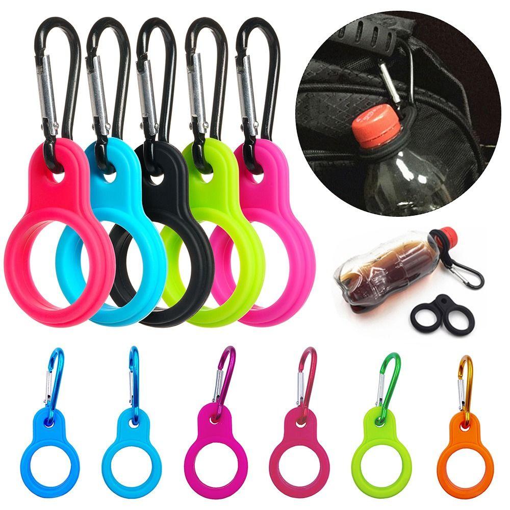 Tool Accessories Rubber Buckles Hook Water Bottle Holder Sports Kettle Buckle Outdoor Carabiner