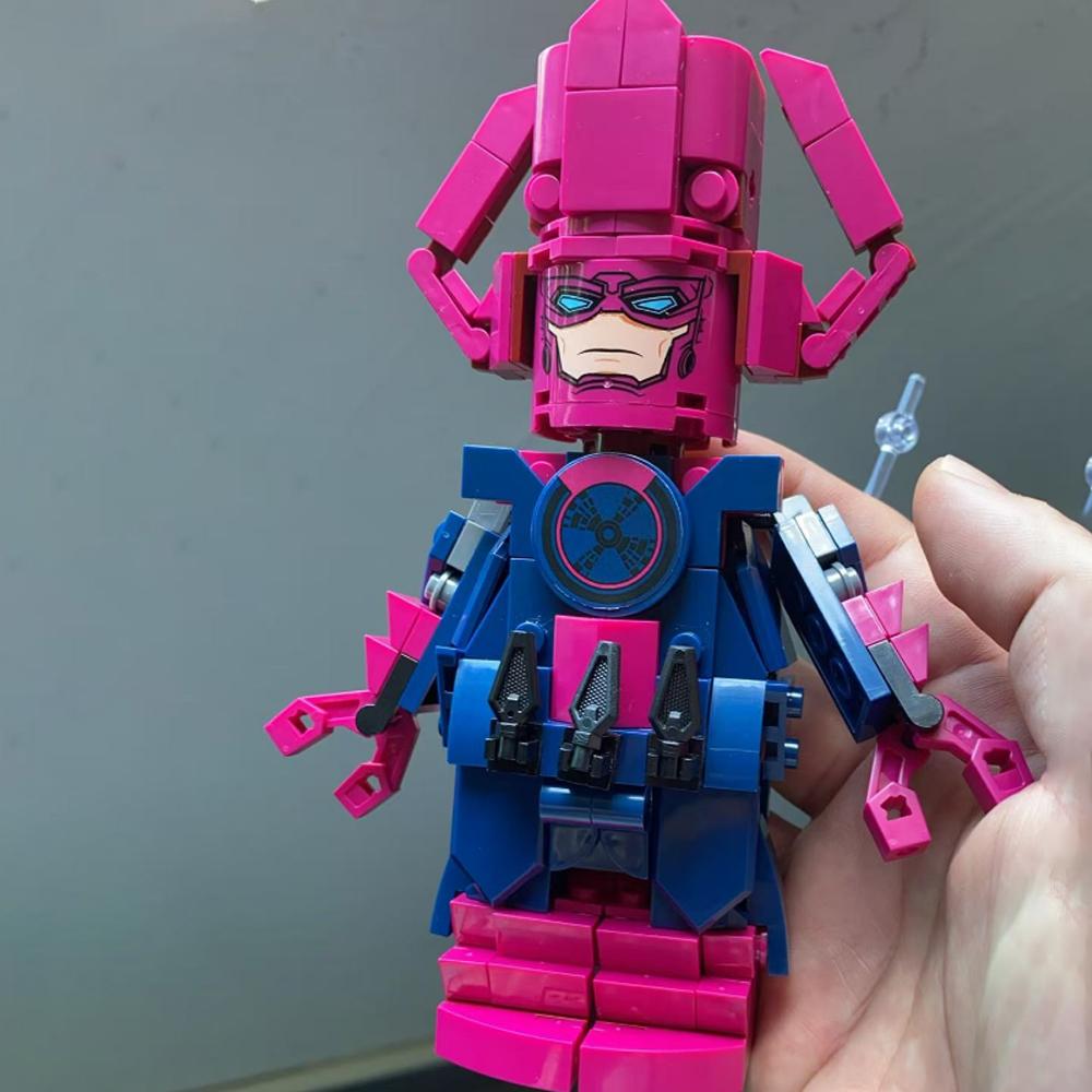MOC 227 деталей Горячий Известный Герой Фильм Moc Галактус Фигурки Персонажей Модель Индивидуальная Головоломка Креативные Идеи Детские Игрушки Подарки на День Рождения