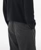 MUSINSA STANDARD Brushed Two-Tuck Wide Hidden Elastic Waist Slacks [Gunmetal]