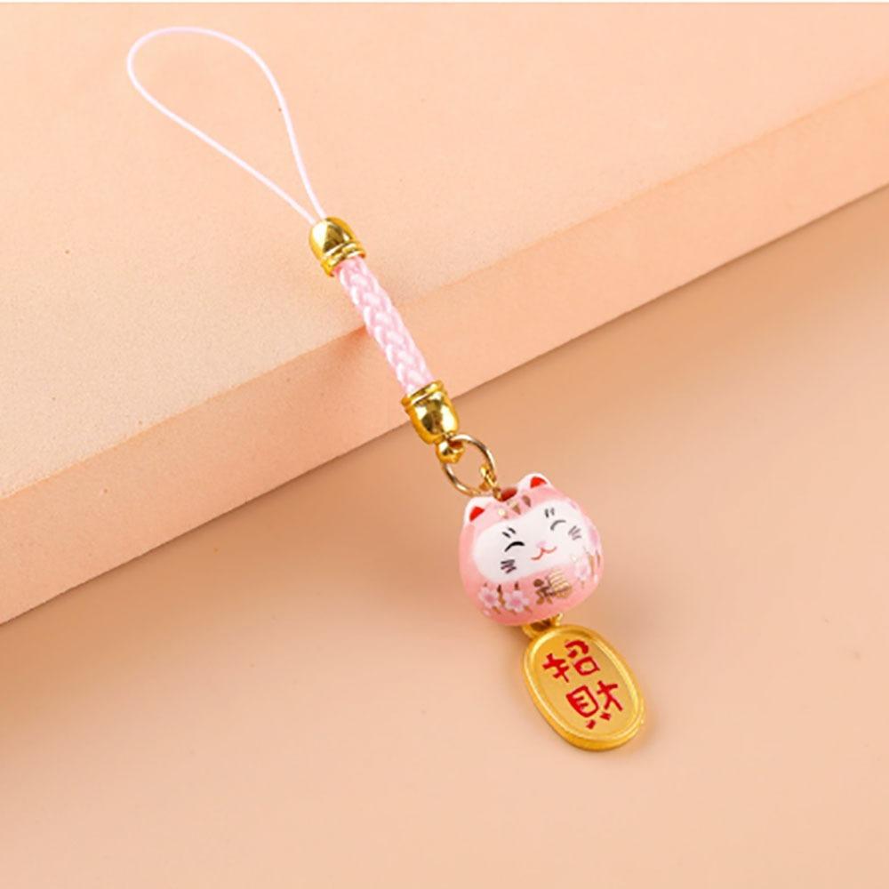 Charm Japanese Hang Phone Key Strap Lucky Cat Phone Straps Bag  Accessories