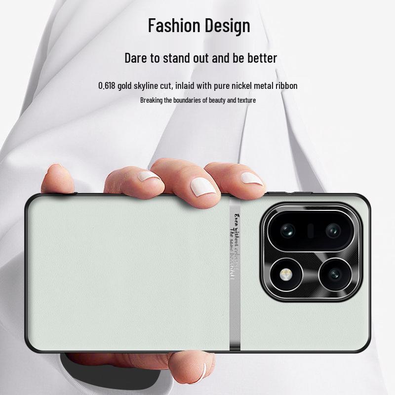 Чехол-накладка OnePlus 15 из жидкой кожи - Высококлассный, прочный, простой деловой дизайн