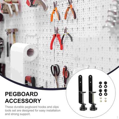 2 шт. настольное крепление Pegboard зажимы для стола металлические крепежные зажимы стоячая опорная панель