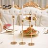 3Pcs Metal Taper Candle Holder Heavy Duty Electroplating Wedding Festival Party Dining Table Tall Pillar Candle Candlestick Centerpiece Decoration