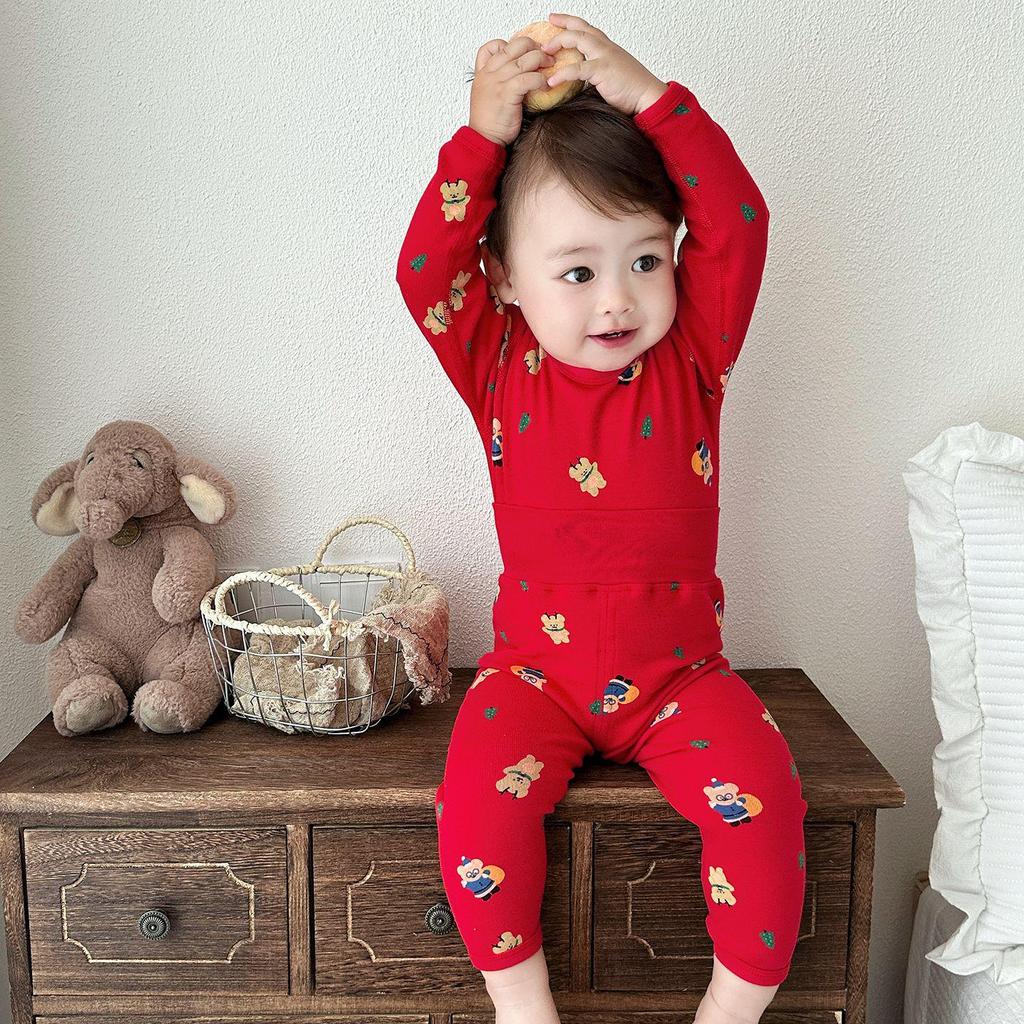 25 Новых Осенне-Зимних Детских Хлопковых Трусиков с Высокой Посадкой - Защита Животика, Прилегающие Домашние Брюки