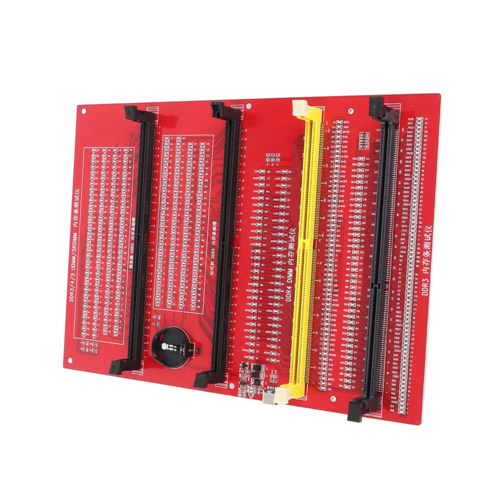 RAM Memory Diagnostic Analyzer 4 In 1 Desktop DDR3 DDR4 DDR5UDMM DDR5RDIMM Tester Card with Light