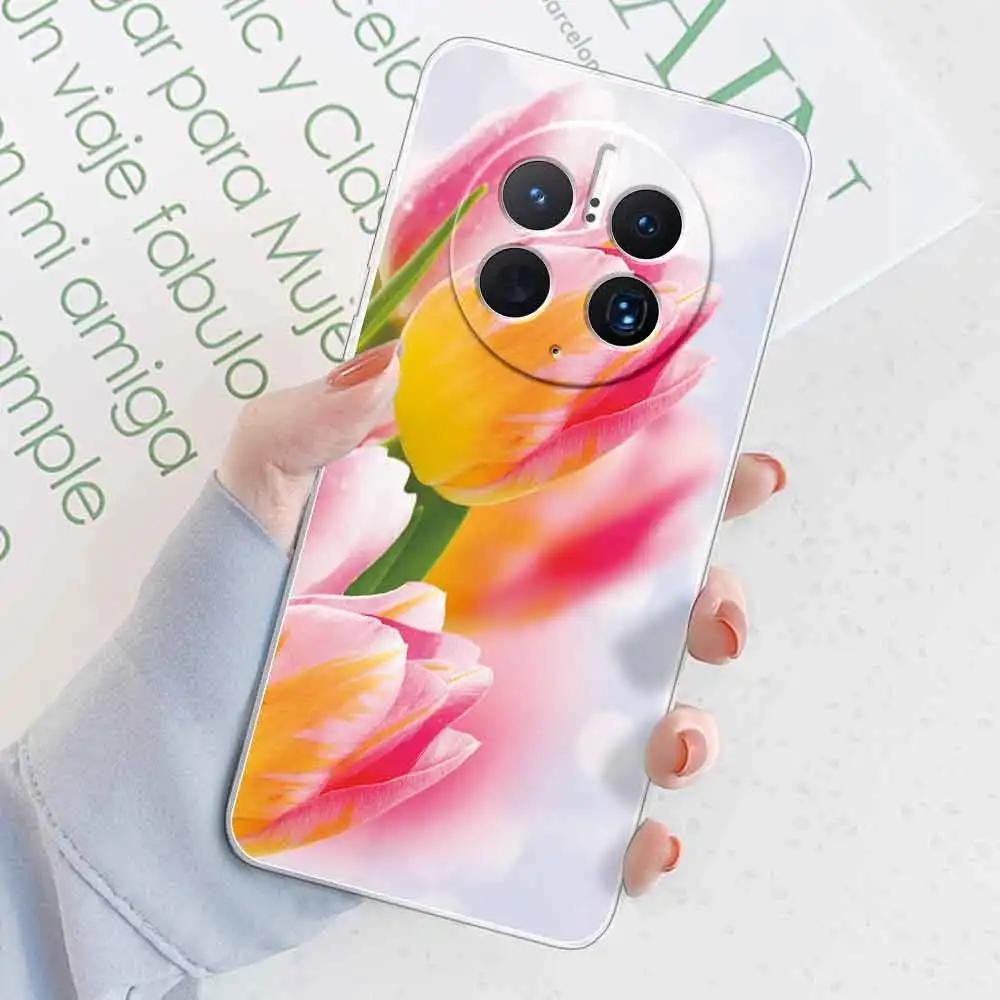For Huawei Mate 50 Pro Case Cover Marble Transparent Silicone Soft For Mate 50 Phone Fundas Case For Mate 50e Coque Shell Bumper