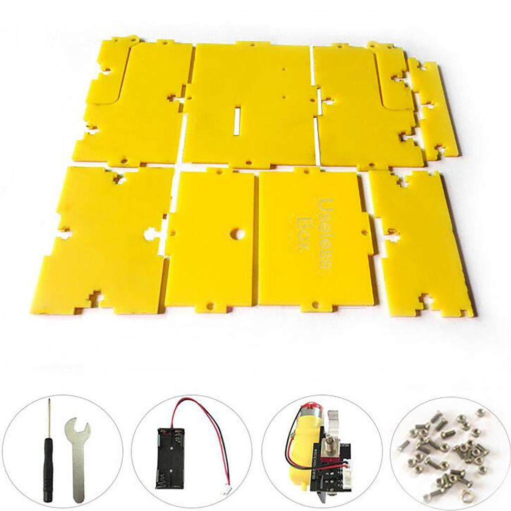 DIY Turns Itself Off Useless Box Leave Me Alone Machine Practical Funny Toys