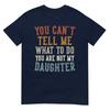 Funny Fathers Day Dad Gifts From Daughter Daddy Tshirt