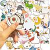 50 Pcs Mixed Cartoon Cute Duck Stickers Animals DIY Helmet Skateboard Laptop Motorcycle Graffiti Sticker Decals Kids Toy