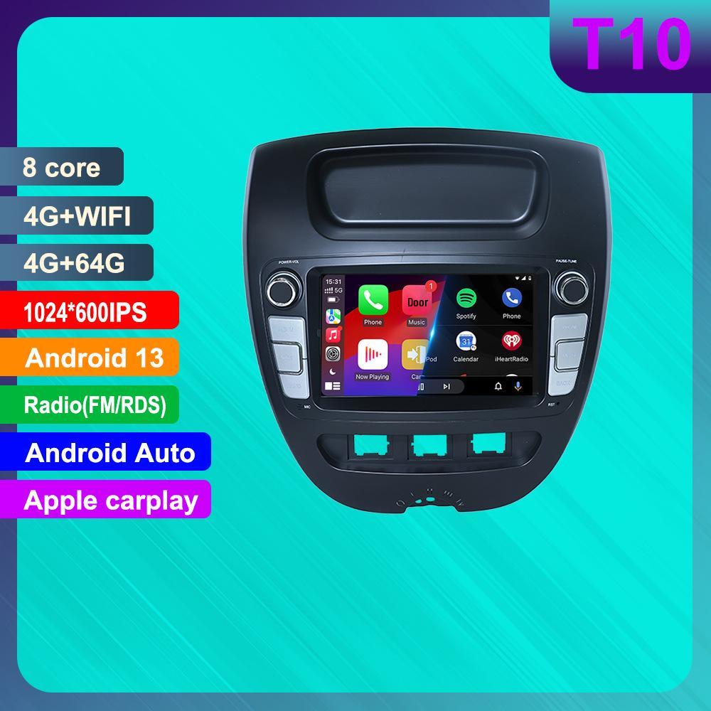 Peugeot 107 Citroen C1 Android HD Навигация и CarPlay Камера заднего вида
