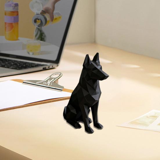 Геометрическая статуэтка пастушьей собаки, 3D-печать Yousheng, Минималистичная скульптура собаки для скандинавского легкого роскошного домашнего декора, Акцент для прихожей, письменного стола, ТВ-шкафа