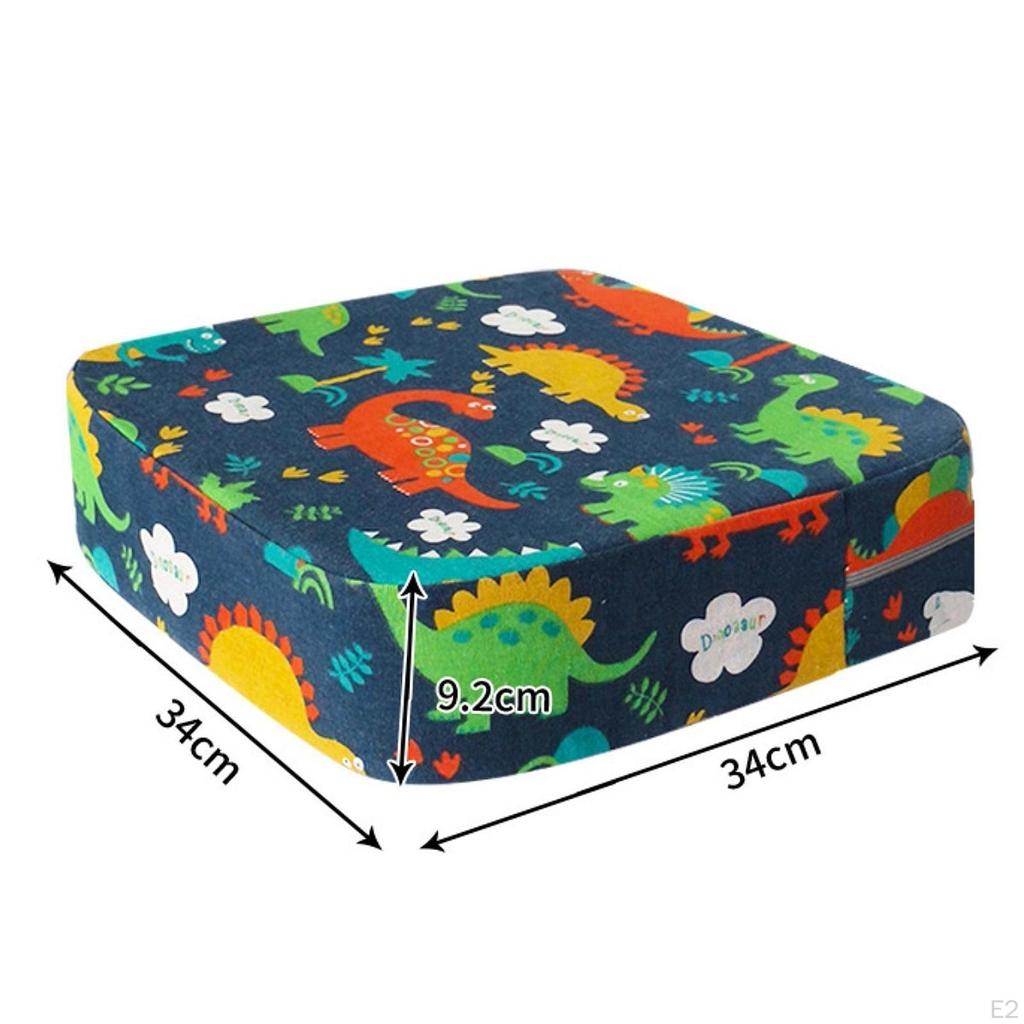 Dining Chair Booster Mat Anti Slip High Density Sponge Removable Pad Increasing Cushion for