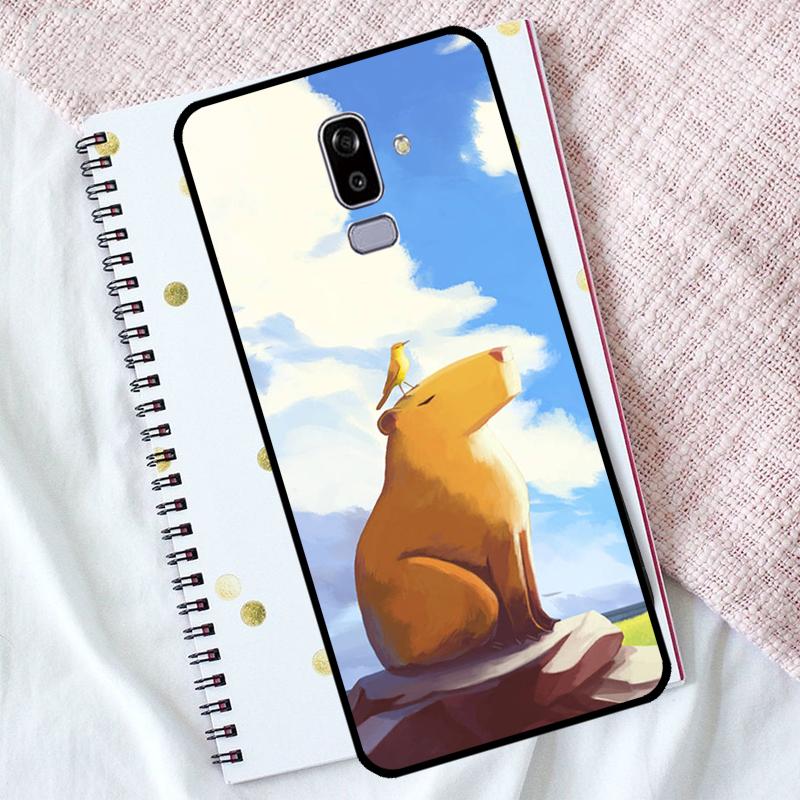 Милый чехол-капибара для Samsung Galaxy J4 J6 Plus J8 2018 A6 A7 A8 A9 J1 J3 J5 J7 2017 A3 A5 2016