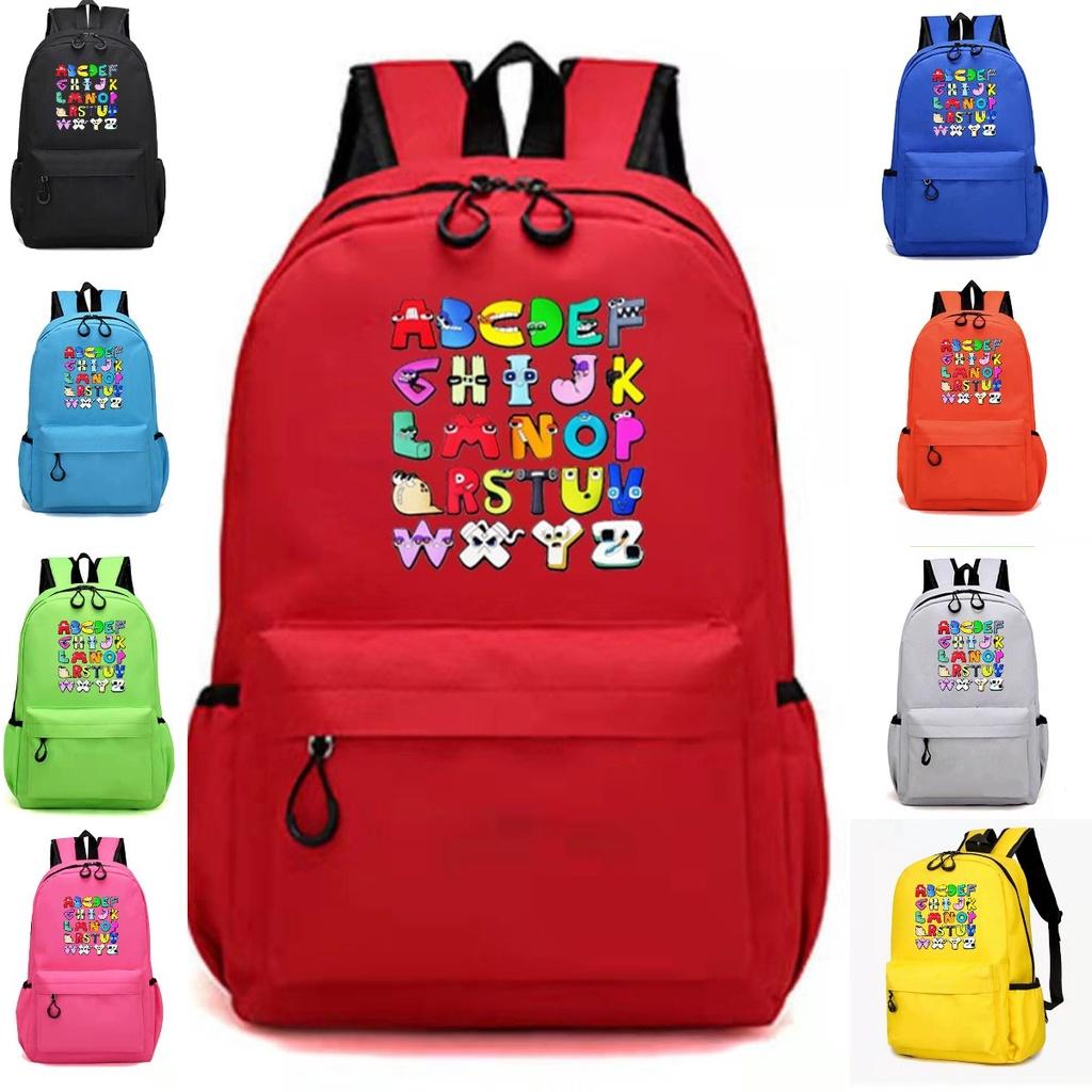 Cartoon-themed Alphabet Lore Backpack For Kids