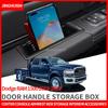 Для Dodge RAM 1500 2019-2025 Автомобильный ящик для хранения ручки двери, Ящик для хранения в углублении двери, Ящик на кромке двери, Автомобильный ящик для хранения в салоне