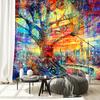 Wallpaper Tree Abstraction Colorful