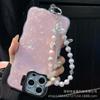 Хрустальная цепочка для телефона Милые ушки кролика Стразы Кисточка Подвесная цепочка Матовая жемчужная цепочка Веревка Сладкий Крутой Подвеска для телефона Сплав