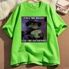 Call Me Magic Cuz I Be Gathering Funny Frog Meme Tshirt Unisex Unisex Casual Humor T Shirts Male Vintage Oversized Cotton Tshirts