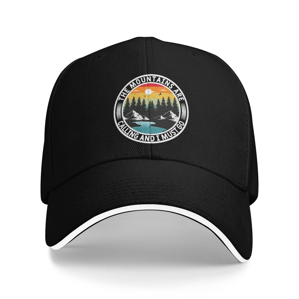 Personalized Mountain Camping Adventure Camper Baseball Cap Hip Hop Unisex WoUnisexs Adjustable Dad Hat Autumn Snapback Caps