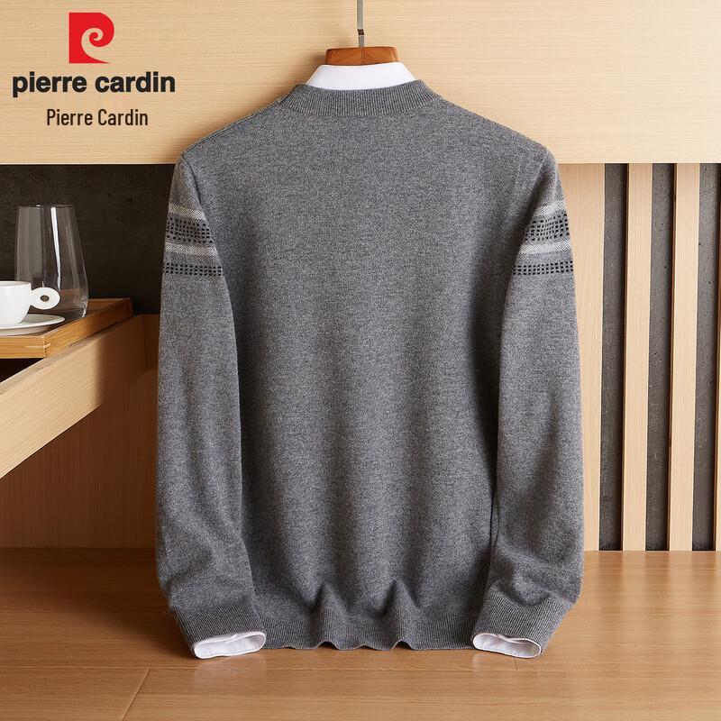 Pierre Cardin Men's Wool Jacquard Knit Sweater