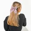 Chiffon Bow Hair Clip Women Large Bowknot Stain Hairpin Girls Solid Color Ponytail Clip Hair Accessories Headwear Gift