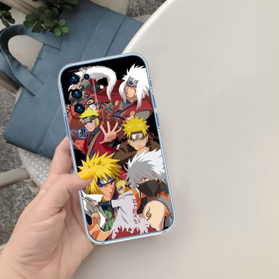 LO9 Anime Naruto Soft Shell Transparent Phone Case for Motorola Moto Edge 20 30 40 50 S30 Fusion Ultra Pro Neo Lite + G200 G23