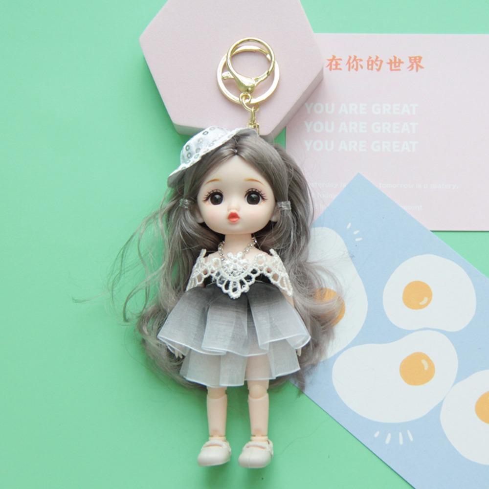 Мультяшный подвесной брелок для рюкзака 13 подвижных суставов Подвесной декор Милый брелок для сумки Школьный рюкзак