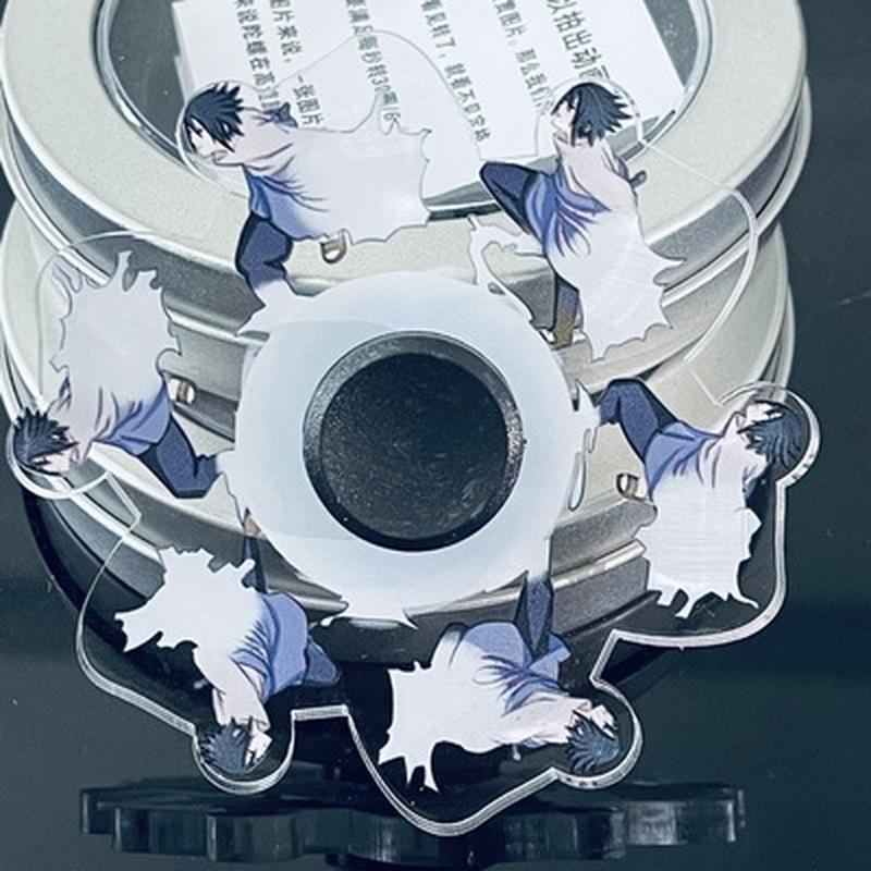 Аниме Fidget Spinner Gyro Demon Slayer Spinner для Саске Хатаке Какаши Аутизм антистресс Tri-Spinner игрушки для взрослых и детей