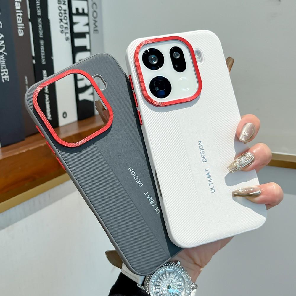 Чехол для OPPO Find X9 Pro Роскошный Жесткий PU Модный Кожаный Защитный Задний Чехол для Find X9 X8 Pro X8S+ X8 Ultra Корпус Телефона