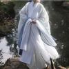 Chinese Ming Dynasty Style Unisex Cloak with Big Sleeves Spring Summer Fairy Hanfu