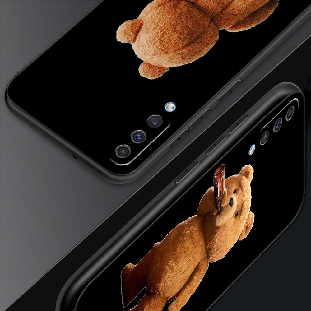 Funny Just Relax Brown Bear Phone Case For Samsung Galaxy A12 A32 A50 A70 A20E A20S A10S A22 A30 A40 A42 A52 5G A02S A04s Cover