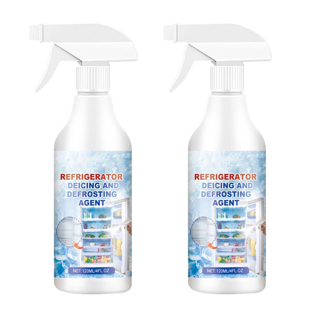 Удобный 120 мл спрей для размораживания холодильника, спрей для размораживания морозильной камеры, размораживание глубокой заморозки, экономия времени для кухонных холодильников