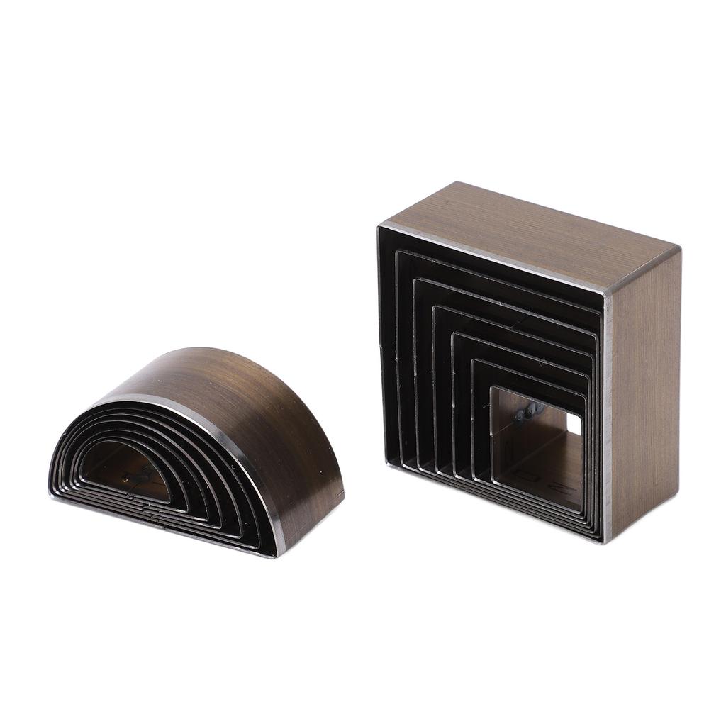 14 шт. Форма для резки кожи 2 формы Изысканный штамп из высокоуглеродистой стали для кожи DIY ручная работа кожа