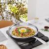 304 Stainless Steel Frying Pan Tri-Ply Skillet Induction Cooking Pan Kitchen Cookware NonStick Pan Fried Steak Pot Multiple Size