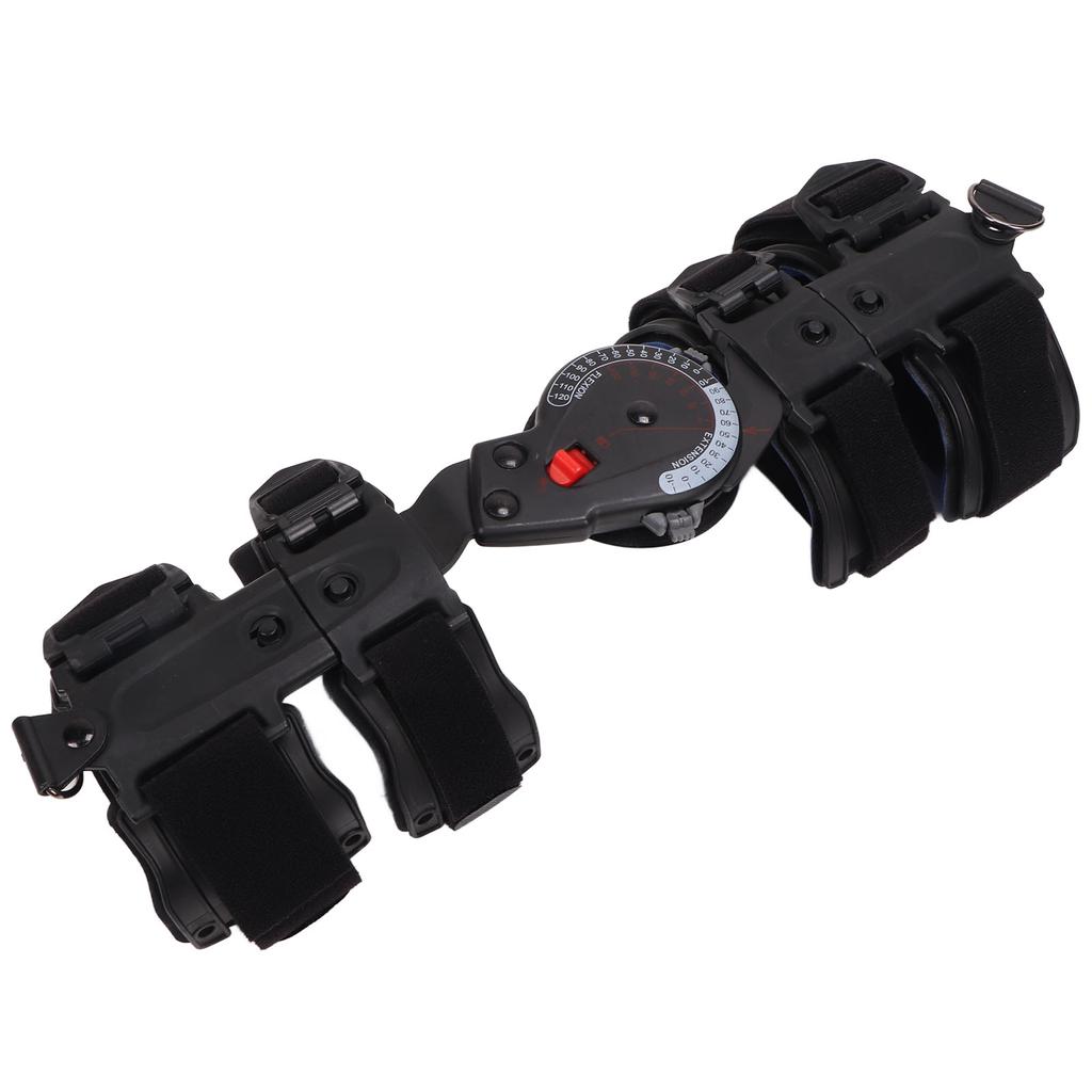 Шарнирный локтевой бандаж с регулируемым фиксатором-стабилизатором для правой руки при травмах